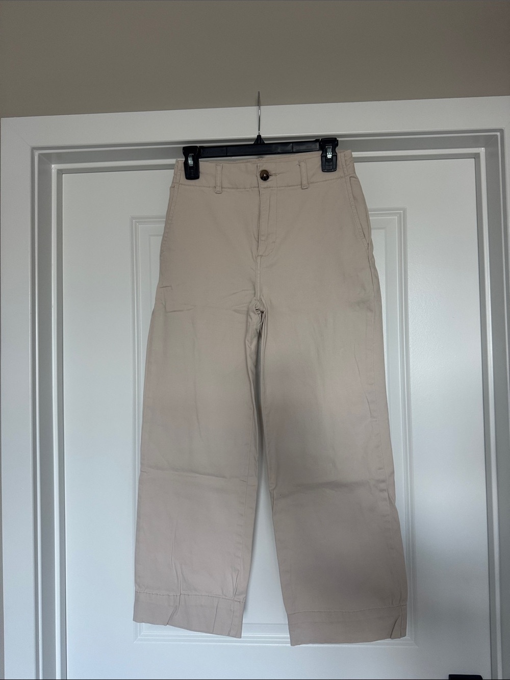 Women's Beige Boot Cut Pants - Neutral Wide Flare
